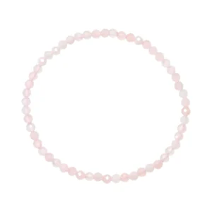 Ruženín - náramok fazetovaný 3mm