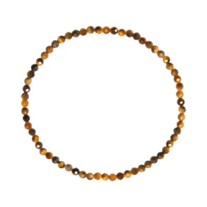 Tigrie oko - náramok fazetovaný 3mm