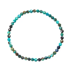 Chryzokol - náramok fazetovaný 4mm