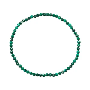 Malachit - náramok fazetovaný 3mm