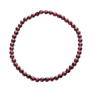 Granát - náramok 4mm