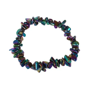 Hematit pokovený - sekaný náramok