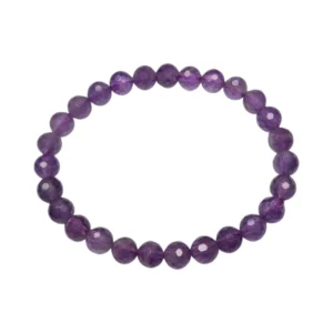 Detský náramok 6mm Ametyst fazetovaný