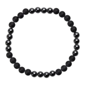 Pánsky náramok onyx+hematit 6mm