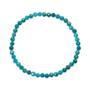 Apatit - náramok fazetovaný 4mm