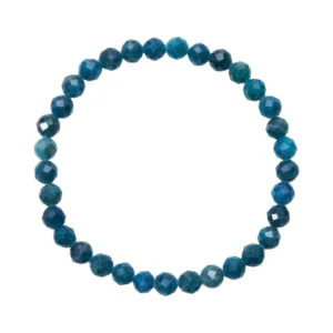Apatit - náramok fazetovaný 6mm
